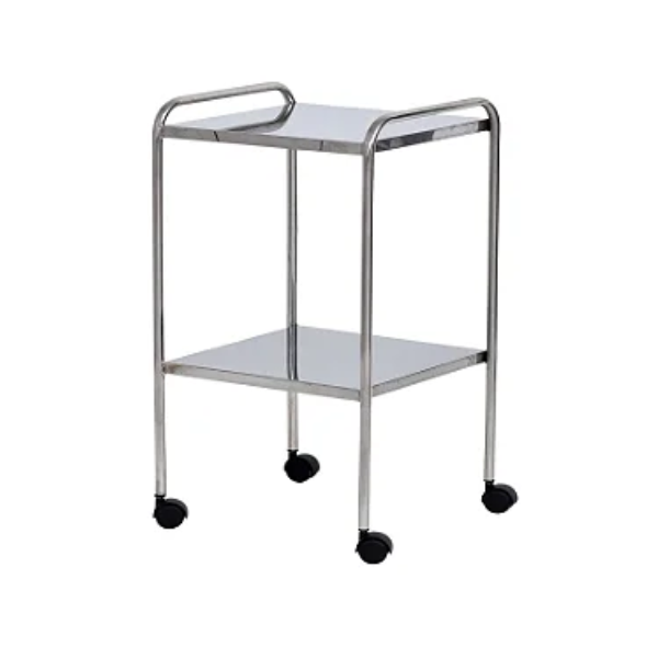 Mesa auxiliar em aço inox